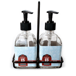 Hockey Glass Soap & Lotion Bottle Set (Personalized)