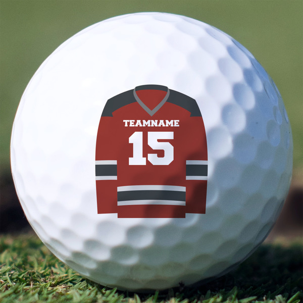 Custom Hockey Golf Balls - Titleist Pro V1 - Set of 3 (Personalized)