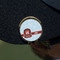 Hockey Golf Ball Marker Hat Clip - Gold - On Hat