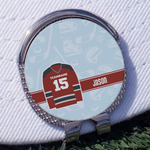 Hockey Golf Ball Marker - Hat Clip
