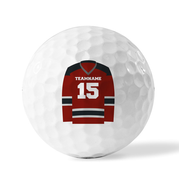 Hockey Golf Balls - Generic - Set of 12 - FRONT