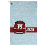 Hockey Golf Towel - Poly-Cotton Blend w/ Name and Number