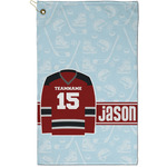 Hockey Golf Towel - Poly-Cotton Blend - Small w/ Name and Number