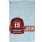 Hockey Golf Towel - Poly-Cotton Blend - Small w/ Name and Number