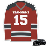 Hockey Graphic Car Decal (Personalized)