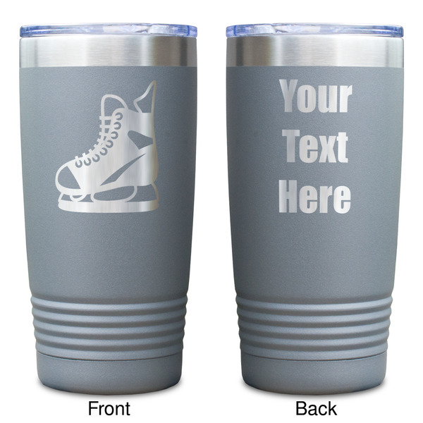 Hockey Gray Polar Camel Tumbler - 20oz - Double Sided - Approval