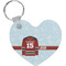 Hockey Heart Keychain (Personalized)