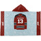 Hockey Kids Hooded Towel (Personalized)