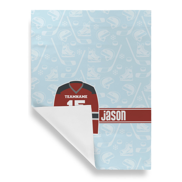 Hockey House Flags - Single Sided - FRONT FOLDED