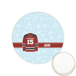 Hockey Printed Cookie Topper - 1.25" (Personalized)