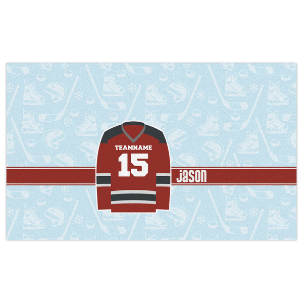 Hockey Indoor / Outdoor Rug - 3'x5' - Front Flat