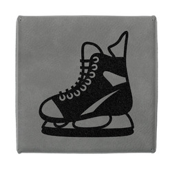 Hockey Jewelry Gift Box - Engraved Leather Lid