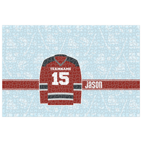Custom Hockey 1014 pc Jigsaw Puzzle (Personalized)