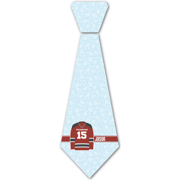 Custom Hockey Iron On Tie (Personalized)