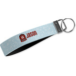 Hockey Webbing Keychain Fob - Small (Personalized)