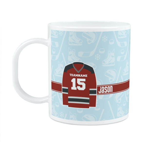 Custom Hockey Plastic Kids Mug (Personalized)