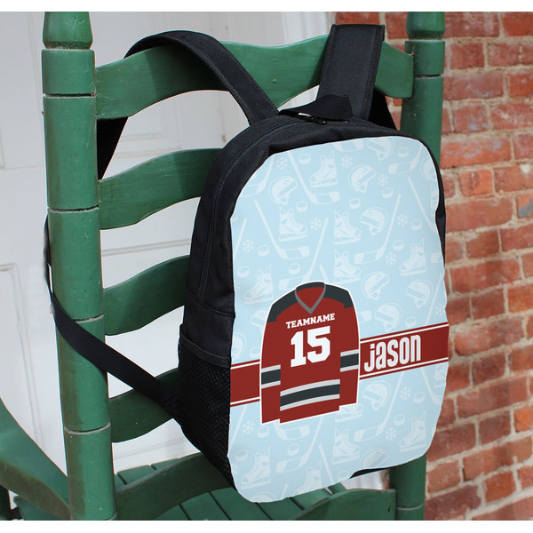 Hockey Kids Backpack - In Context