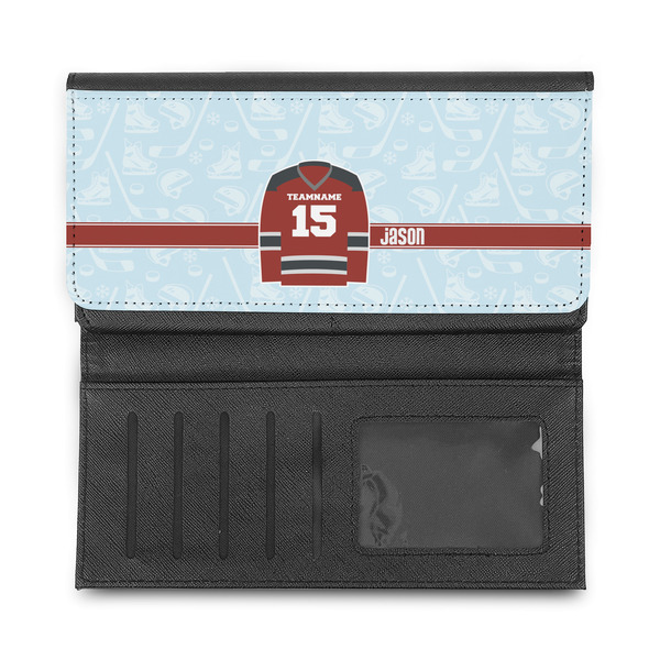 Hockey Ladies Wallet - Half Way Open