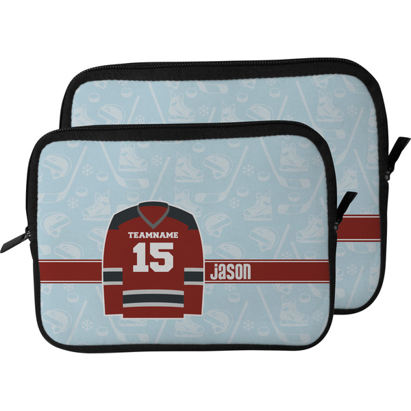 Hockey Laptop Sleeve (Size Comparison)