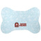 Hockey Bone Shaped Dog Food Mat (Large) (Personalized)