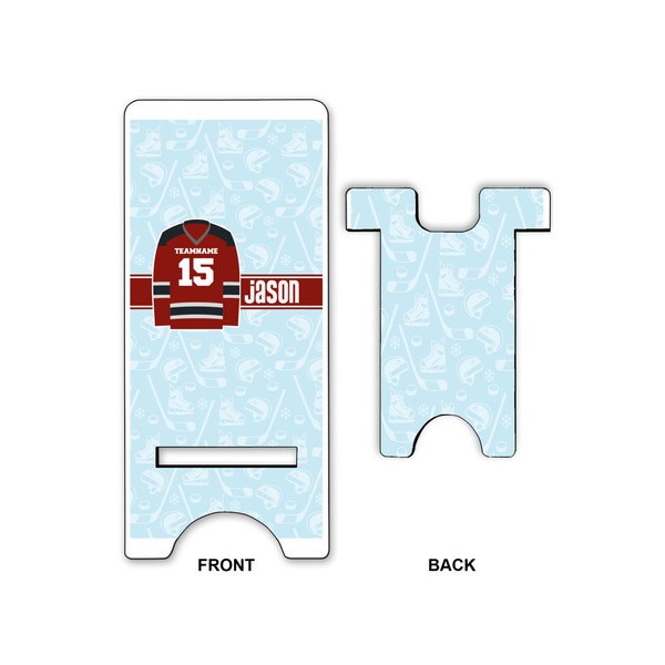 Hockey Large Phone Stand - Front & Back