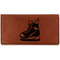 Hockey Leatherette Checkbook Holder