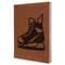 Hockey Leather Sketchbook - Large - Double Sided - Angled View