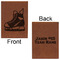 Hockey Leatherette Journals - Large - Double Sided - Front & Back View