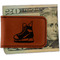 Hockey Leatherette Magnetic Money Clip - Single Sided