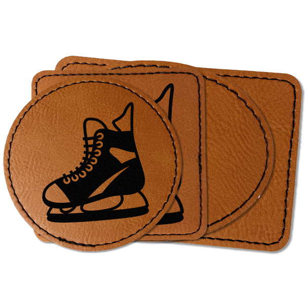 Custom Hockey Faux Leather Iron On Patch