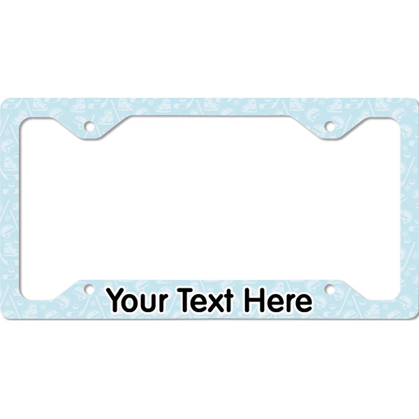 Hockey License Plate Frame - Style C