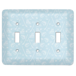 Hockey Light Switch Cover (3 Toggle Plate)