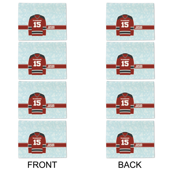 Hockey Linen Placemat - APPROVAL Set of 4 (double sided)