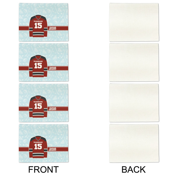 Hockey Linen Placemat - APPROVAL Set of 4 (single sided)