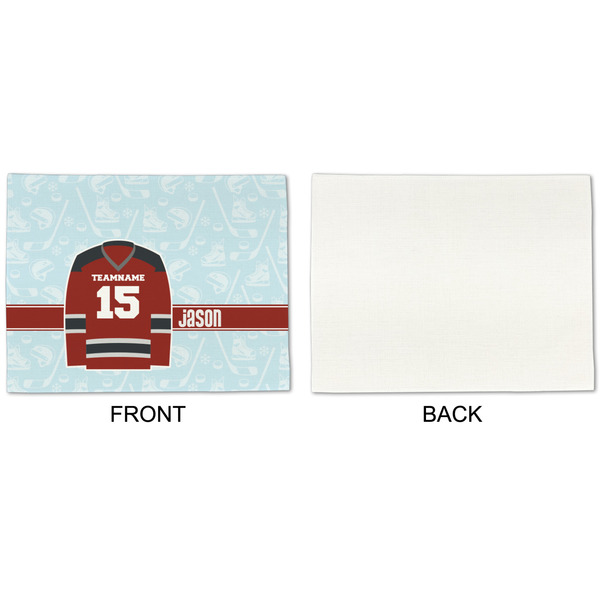 Hockey Linen Placemat - APPROVAL Single (single sided)