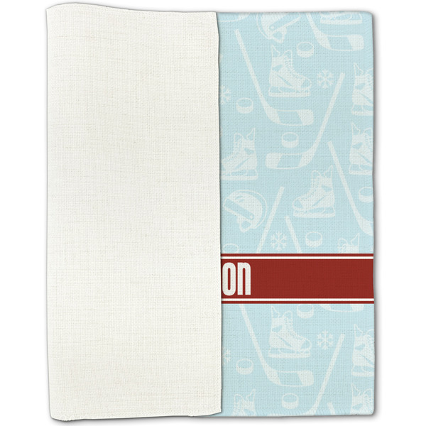 Hockey Linen Placemat - Folded Half