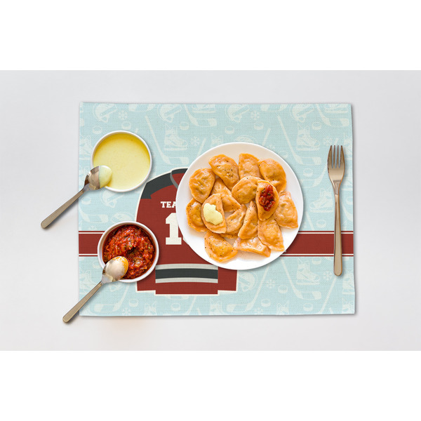 Hockey Linen Placemat - Lifestyle (single)