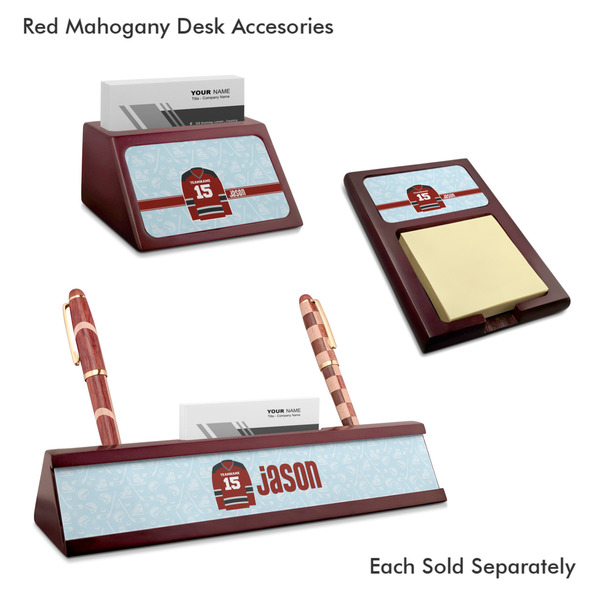 Hockey Mahogany Desk Accessories