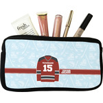 Hockey Makeup / Cosmetic Bag - Small (Personalized)