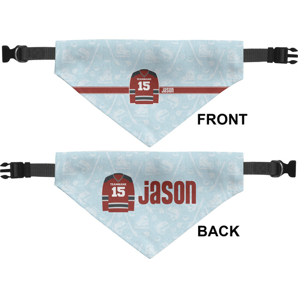 Hockey Medium Dog Bandana Approval