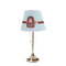 Hockey Poly Film Empire Lampshade - On Stand
