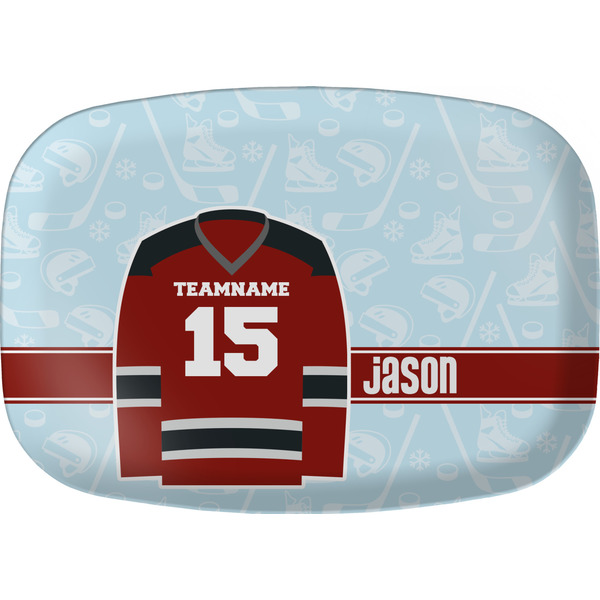 Custom Hockey Melamine Platter (Personalized)