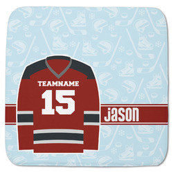 Hockey Memory Foam Bath Mat - 48"x48" (Personalized)