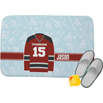 Hockey Memory Foam Bath Mat (Personalized)