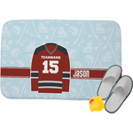 Hockey Memory Foam Bath Mat - 24"x17" (Personalized)