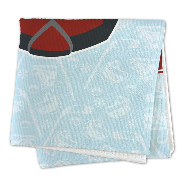 Hockey Microfiber Dish Rag - FOLDED (square)