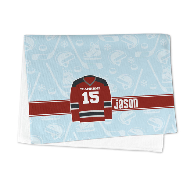 Hockey Microfiber Dish Towel - FOLDED HALF