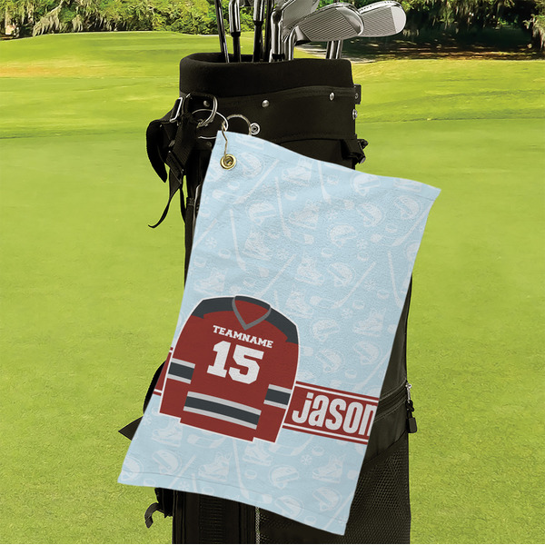 Hockey Microfiber Golf Towels - Small - LIFESTYLE