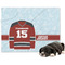 Hockey Microfleece Dog Blanket - Large