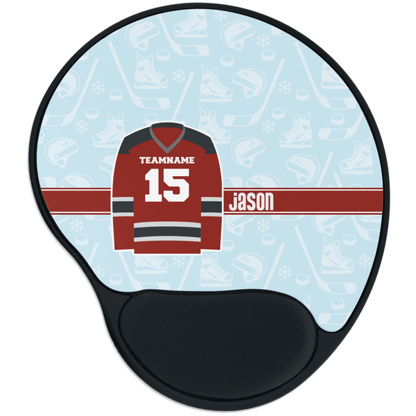 Custom Hockey Mouse Pad with Wrist Support